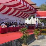 Upacara peringatan Hari Pahlawan di lapangan upacara Kantor Bupati PPU, pada Jumat (10/11/2023).