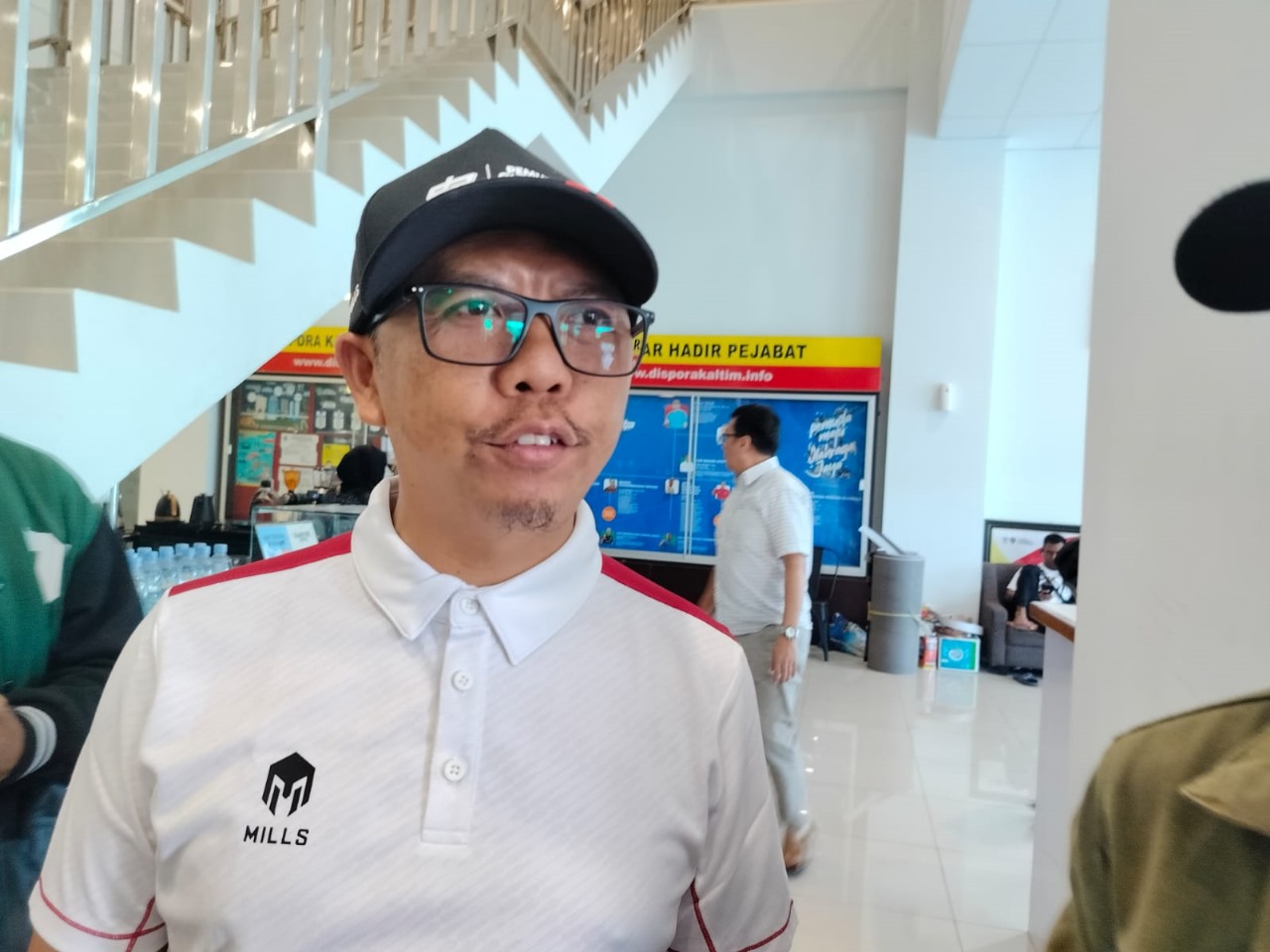 Kepala Bidang (Kabid) Peningkatan Prestasi Olahraga Dispora Kaltim, Rasman Rading.
