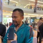 Pelatih Akademi Taekwondo Dispora Kaltim, Junaidi Alfred Blegur Sabeum.