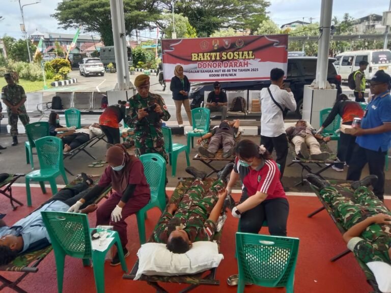 Kodam VI/Mulawarman Gelar Donor Darah dan Bakti Sosial Sambut HUT TNI ...