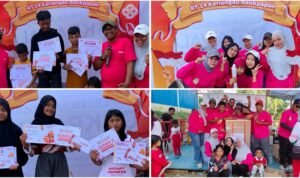 Kegiatan HUT RI ke-81 yang digelar di RT 14 Kelurahan Kariangau, Balikpapan Barat berlangsung meriah.